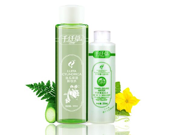 千纤草丝瓜卸妆水300ml 送丝瓜水深层清洁温和脸部眼部卸妆油/液