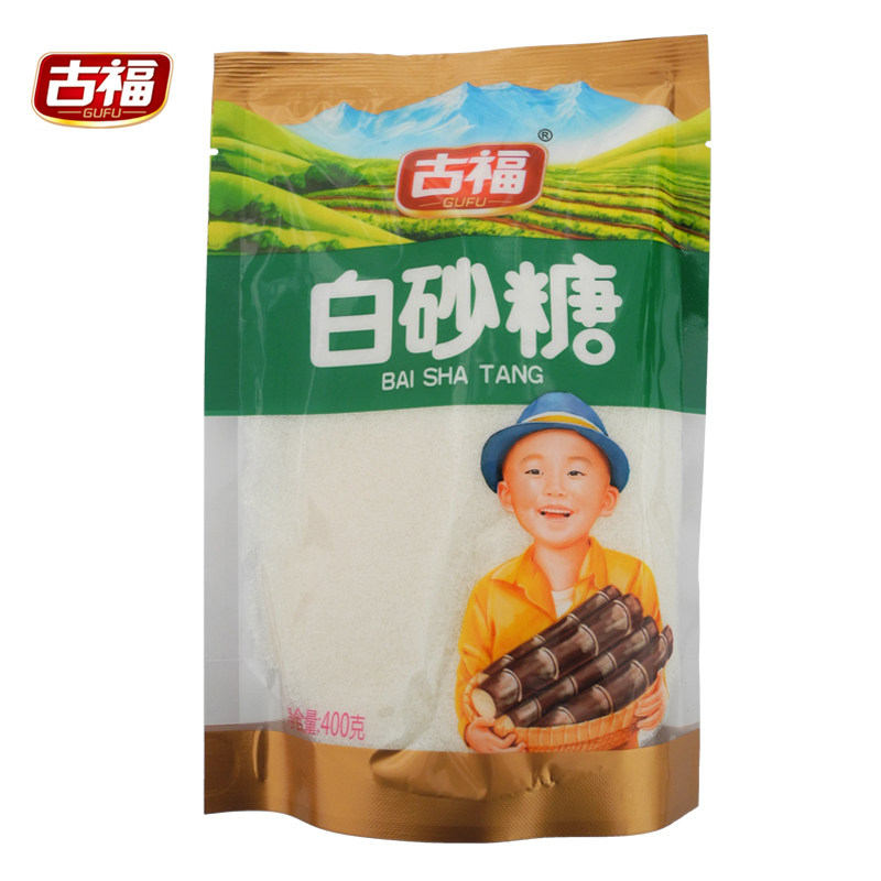 【天猫超市】古福 白砂糖400g 食用白糖 烘培原料 厨房调味品