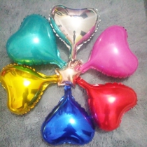 5 inch 10 inch love aluminum film balloon heart - shaped balloon wedding birthday party arrangement