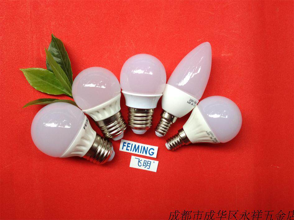 Flying Minded LED frosted bulb (E27 E14 2W 3W 5W white yellow)