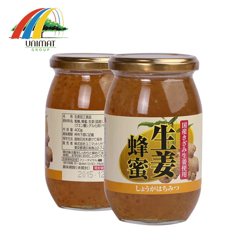 日本发 unimat生姜蜂蜜纯天然滋养 美容养颜 清热暖体驱寒400g
