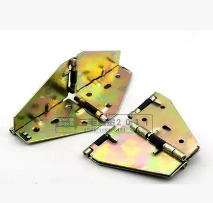 Small spring dining table flap hinge Round table flap hinge Retractable folding round table butterfly hinge