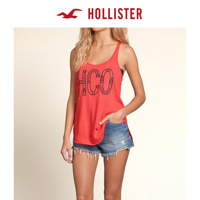 Hollister Shine 图案标识背心 女 96448