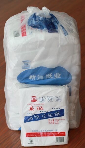 Xinhe Premium Crepe Toilet Paper 460g/10 Bags