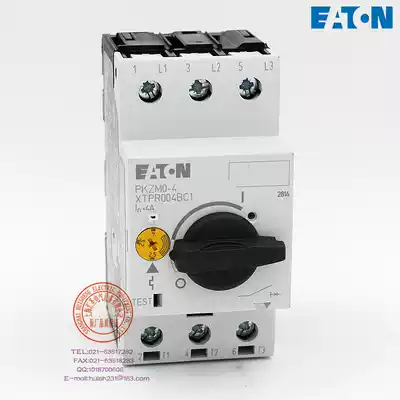 EATON EATON EATON gold Jong Mueller motor protection circuit breaker PKZM0-4 XTPR004BC1 PKZMO