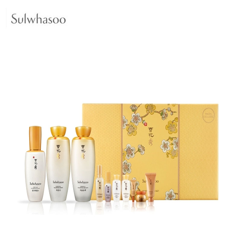 SULWHASOO/雪花秀润燥精华滋阴保湿补水 水乳精华3件套 韩国直邮