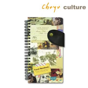 手记/手札/日记本-60张(48K)珠友 双线圈旅行