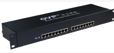 OVP 16 road rack POE Internet lightning protector POE cabinet type arrestor 16 mouth mesh route arrestor