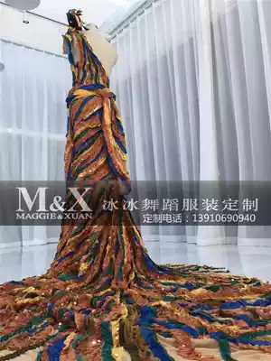 Bingbing dance costume official website original design custom Dai solo costume 