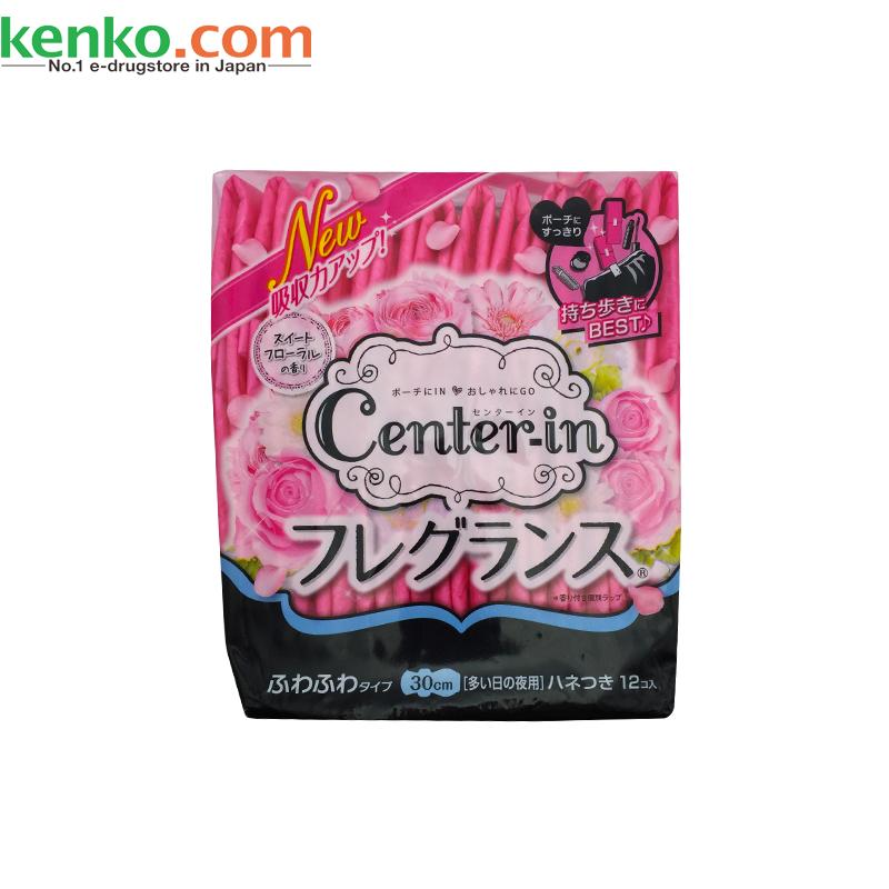 跨境包邮 日本尤妮佳口袋魔法超薄棉柔花香夜用卫生巾30cm12片