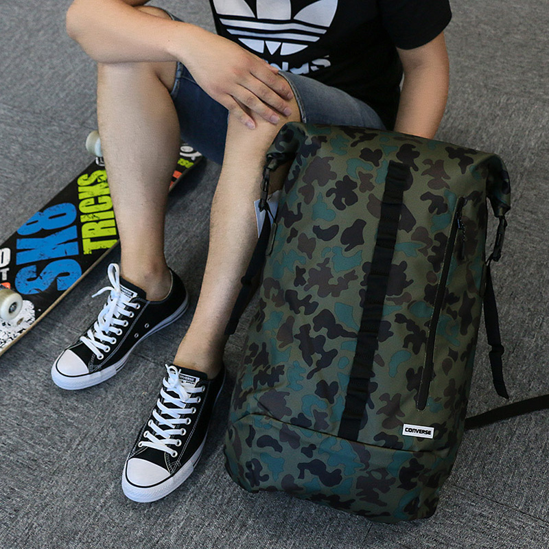 converse backpack camo