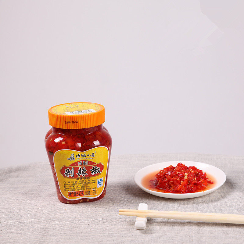 【天猫超市】博鸿小菜精制剁辣椒540g/瓶 辣椒调味料剁椒