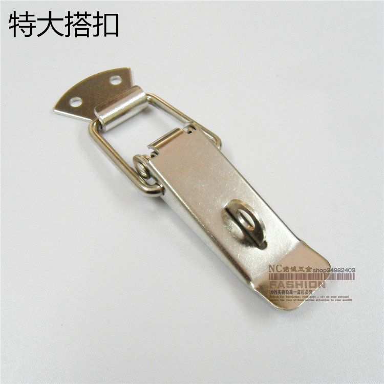 Iron Plated Nickel Buckle Box Buckle Aviation Case Buckle Spring Buckle Snap Fastener Equipment Box With Heavy Buckle With Keyhole