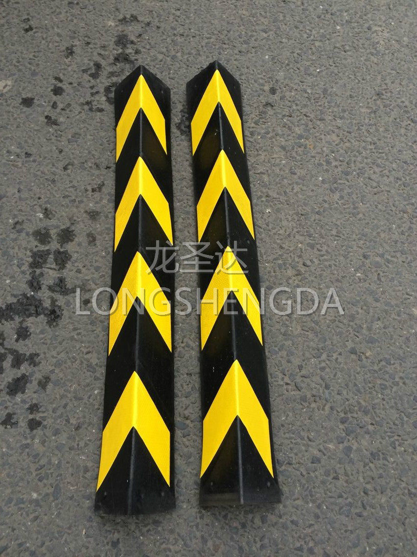 Rubber guard corner 80cm anti-collision strip Reflective corner guard strip underground garage anti-collision column