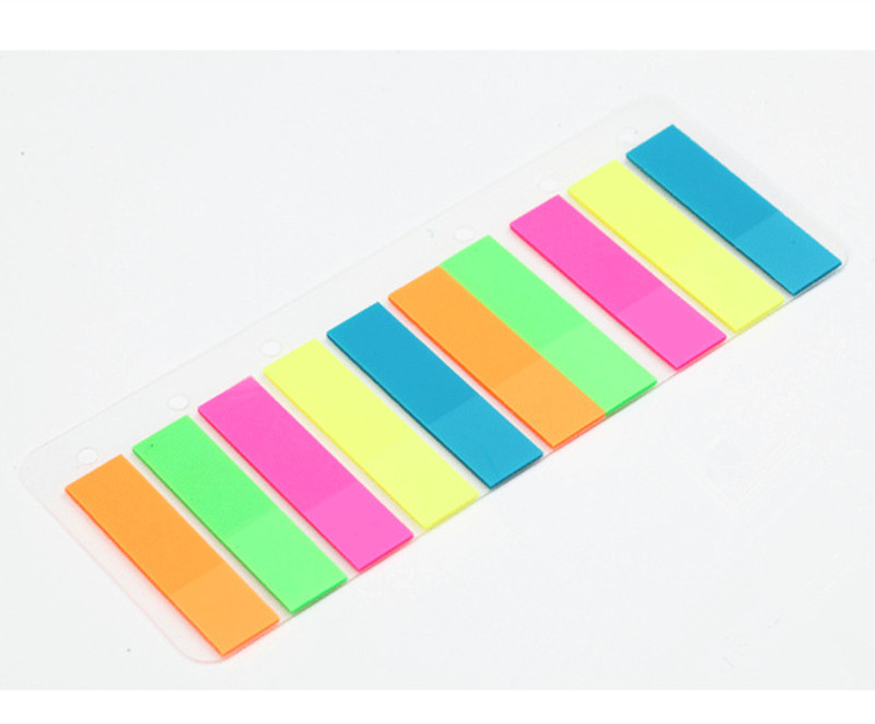 Morning light fluorescent instructions post AS26OA0102 poo stick with transparent material and stick with 200 pieces for reuse