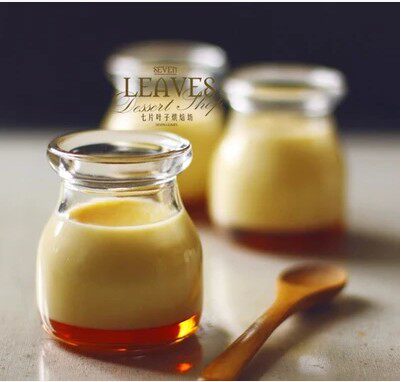 New pudding bottle collection waist pudding bottle of milk bottle jelly cup cheese bottle of sour bottle mullet 100ml