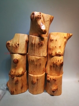 Taihang Cliff with shape Pen Holder Pure Manual Aging Stock Pen Holder Wood Wenhouse Supplies Birthday Gifts Small Hem Pieces