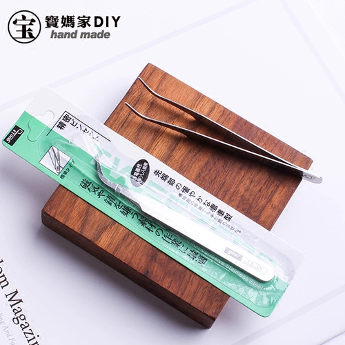 Аксессуар для волос ручной работы, пинцет из нержавеющей стали, 1.5мм, увеличенная толщина