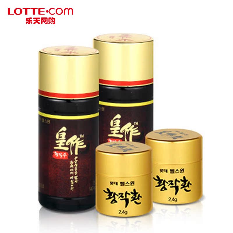 乐天网购Lotte Health One人参精华液礼盒装健康天然韩国原装进口