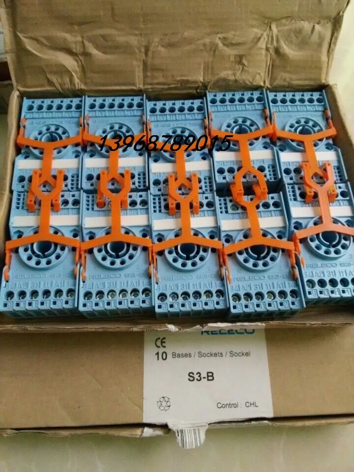 Supply of the new original Spanish RELECO relay base S3-B false one penalty ten