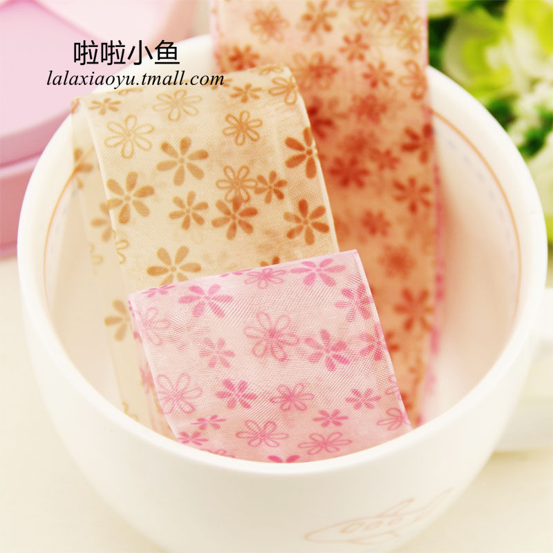 Snowflake Snow Yarn Ribbon with Korean version Butterfly knot Hair Accessories Hair Clip Hair Clip Handmade DIY Material Accessories