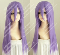 Cosplay tóc giả 60CM sâu tím dài tóc thẳng hiệu suất trò chơi Nhà Trắng anime COS tóc giả - Cosplay đồ ngủ cosplay thỏ