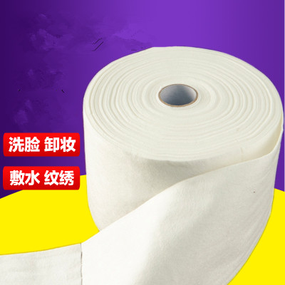 纹绣一次性洗脸巾纯棉美容院专用洗面巾纸卷卸妆棉洁面巾化妆棉