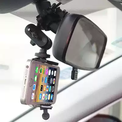 Hydra 10-axis extended rear mirror bracket mobile phone holder satellite navigation mobile phone car mobile phone holder magnet
