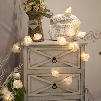 Rose-Led lamp string Teenage Hearts Dorm Room Romantic Placement Dream Small String Light Festive Party Decorative Lights