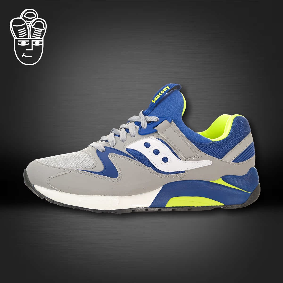 Saucony Grid 9000 索康尼男子经典复古跑鞋 时尚潮鞋 运动休闲鞋