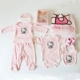 Baby girl Hellokitty hộp quà bé xuân hè hè quần áo sơ sinh cotton phù hợp với trăng rằm quà tặng trăm ngày