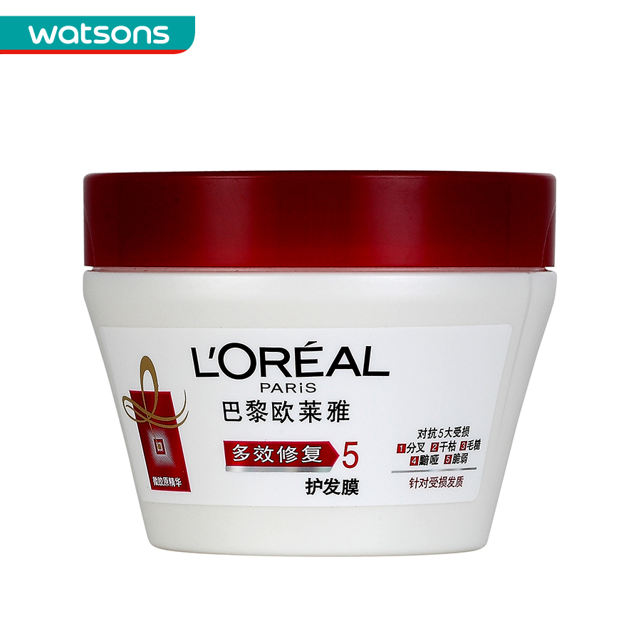 【屈臣氏】欧莱雅多效修复护发膜250ml