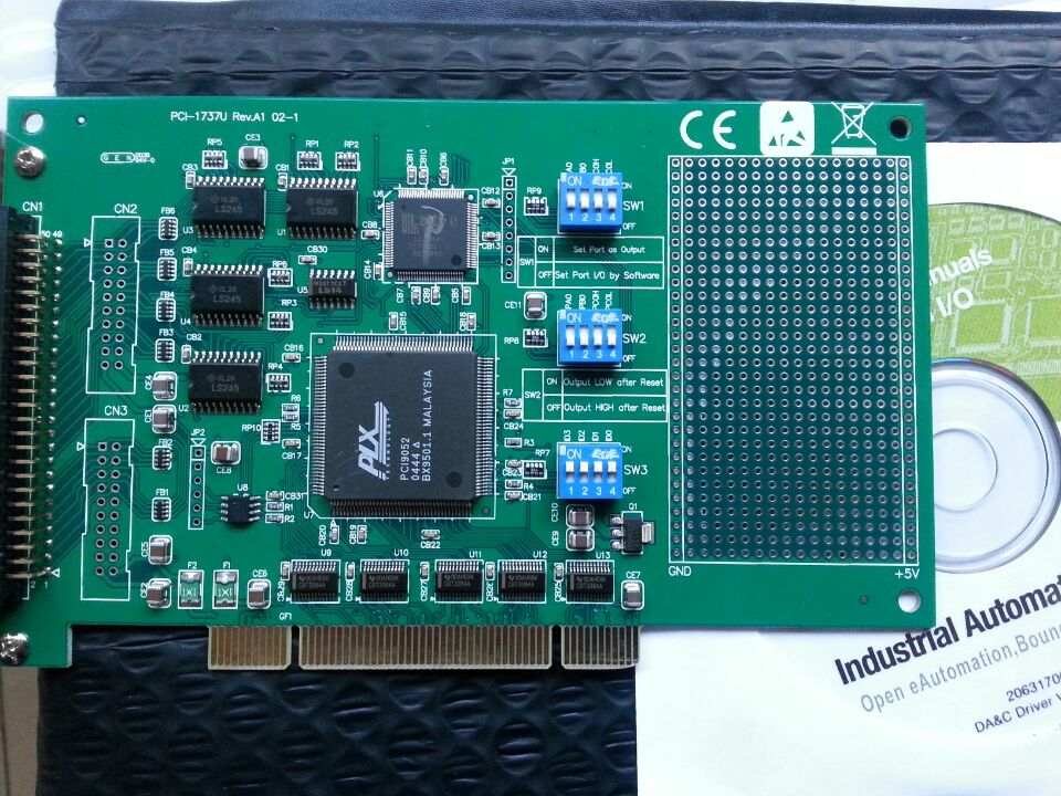 New Advantech PCI-1737U 24-channel Digital I O card(2-year warranty)