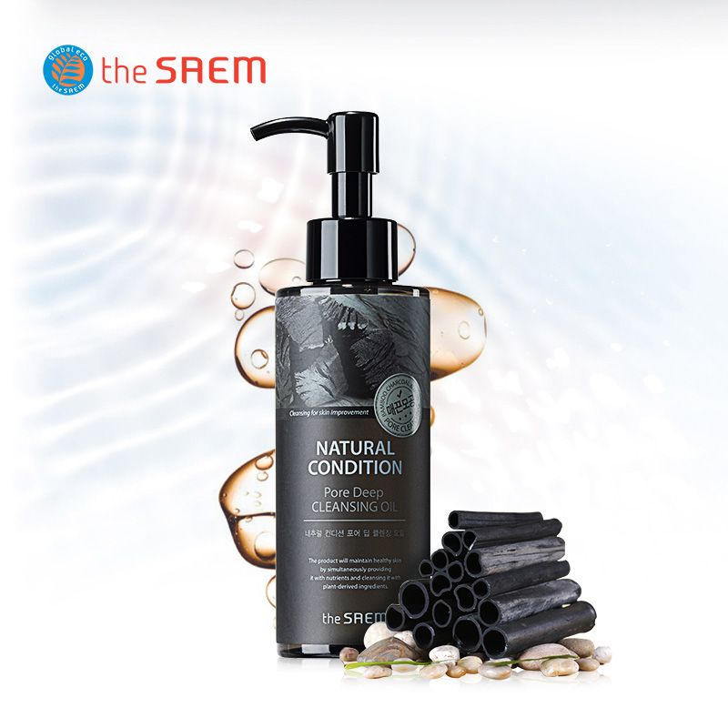 the SAEM/得鲜自然清爽毛孔卸妆油卸妆水毛孔深层清洁保湿补水