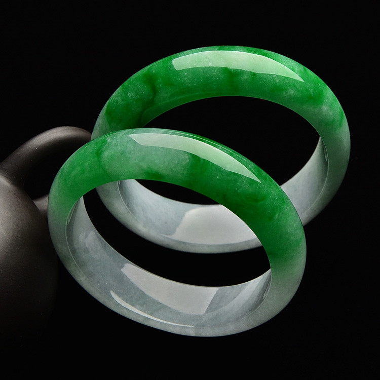 Emerald Bracelet Emperor Green Ice Jade Bracelet Yang Green Women Jade Jewelry Natural Emerald Bracelet