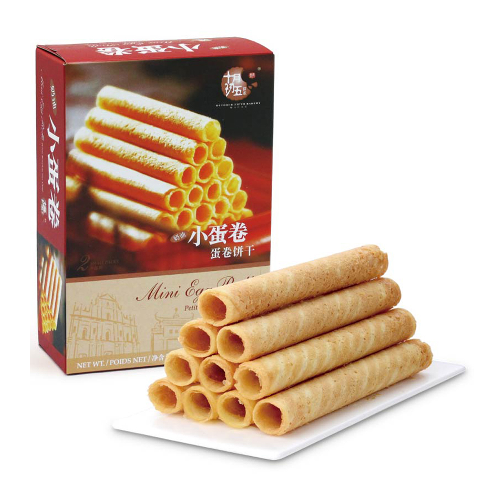 【天猫超市】十月初五 奶油小蛋卷 120g/盒 美味点心 澳门特产