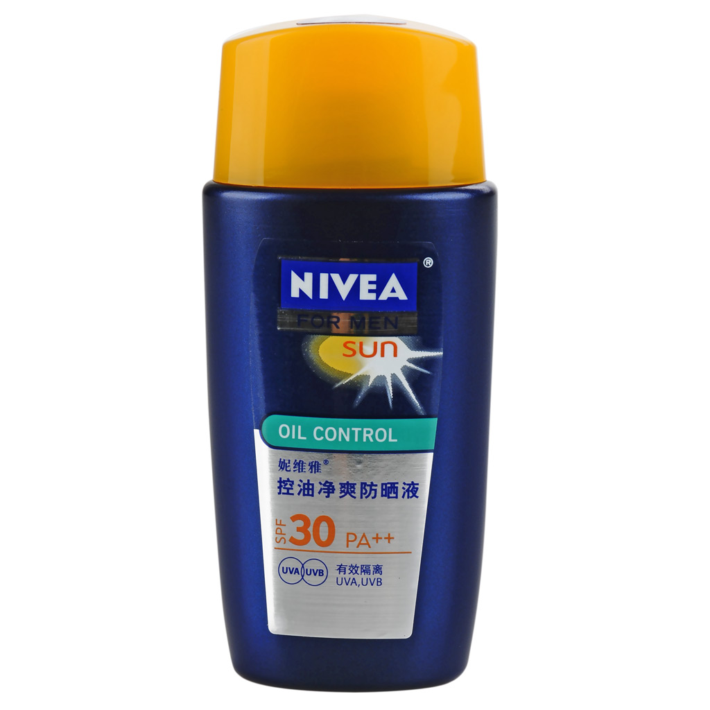 Nivea/妮维雅控油净爽防晒液50g SPF30++ 男士防晒乳液