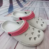 Летний лечебный массажер, классические тапочки в стиле Crocs, белые босоножки, закрытый носок