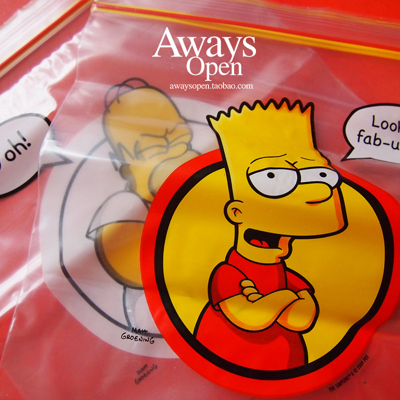 American animation storage bag can be sealed