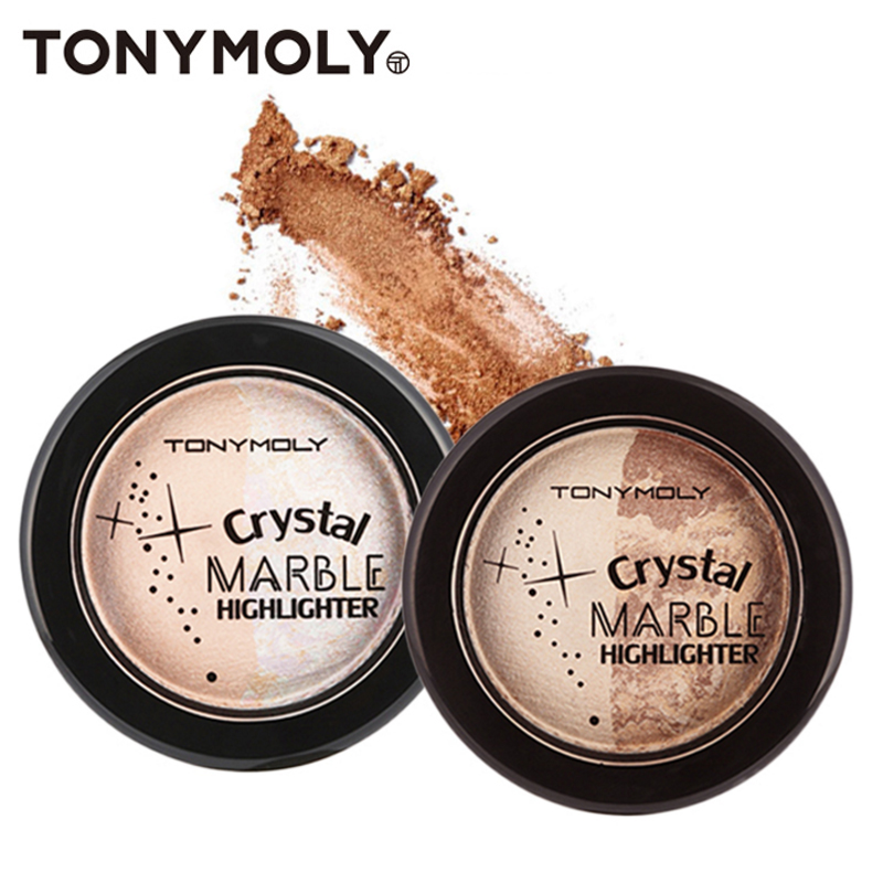 Tonymoly/托尼魅力水晶大理石高光修容粉暗影提亮 塑V脸 立体妆容