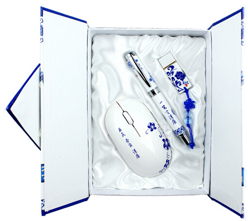 Integrity Office Set Integrity Office Three-Piece Set Signature Pen Mouse U Disk Set