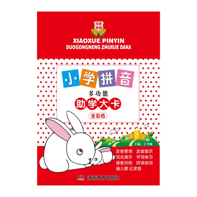 小学拼音多功能助学大卡(全彩色) 吉李颖 正版书籍  正版图书 吉李颖