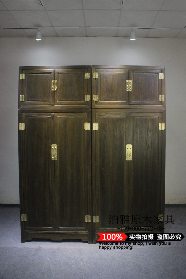 Old Elm Wood Large Wardrobe Containing Cabinet Placement Cabinet Double Door Double Door Double Wardrobe Fields Garden Style Large Wardrobe Set Items Cabinet