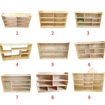 Kindergarten toy cabinet Bookcase Childrens toy cabinet Solid wood cabinet Locker finishing rack Receiving cabinet Kindergarten cabinet