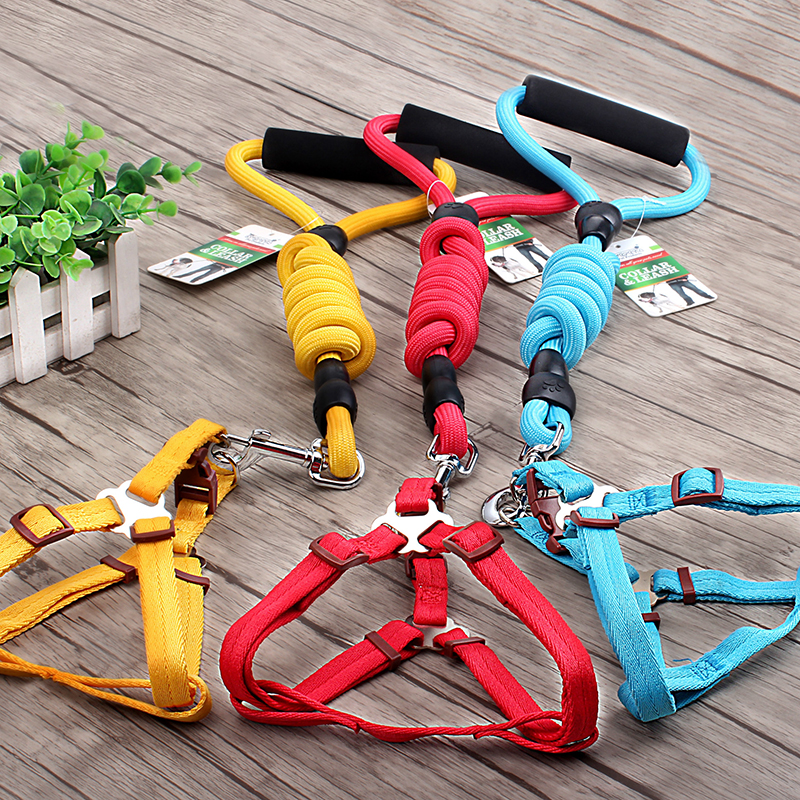 Pet Leash Chest Hold Baby Bag Dog Leash Dog Leash Dog Collar Teddy Golden Retriever Leash Large and Medium Dog Walking Leash