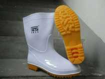 Hot white food oil-resistant sanitary boots mid-calf rain boots rain boots water shoes overshoes canteen kitchen chef boots 906B