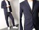 Mùa xuân và mùa thu cao cấp Bộ đồ vest nam giản dị suit nam Suit phù hợp