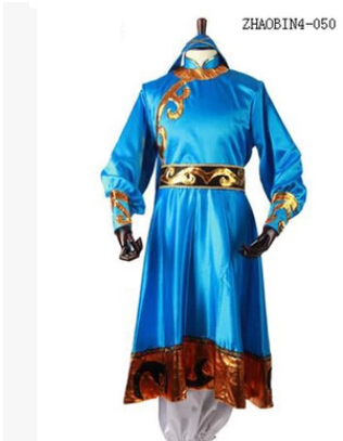Boutique Mongolian clothing men's Mongolian robes Mongolian costumes to serve ethnic minority clothing life clothing new products
