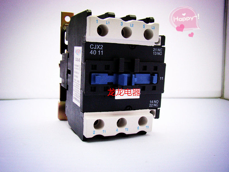 AC contactor CJX2-4011 contactor AC220V110V36V48V24V silver point three-phase electricity 380V
