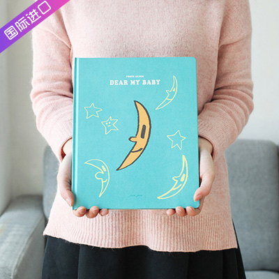 South Korea imports five-inch six-inch adhesive-style diy phase handmade album of the film with a thin baby memorial